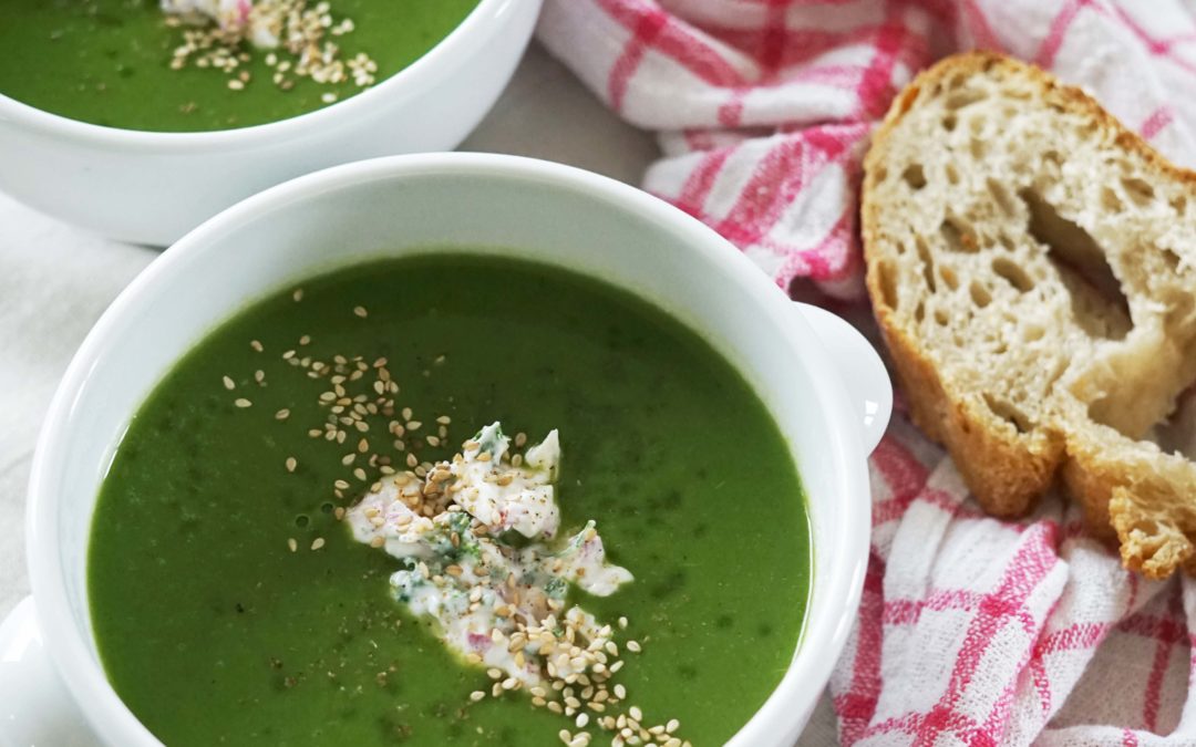 Velouté de fanes de radis