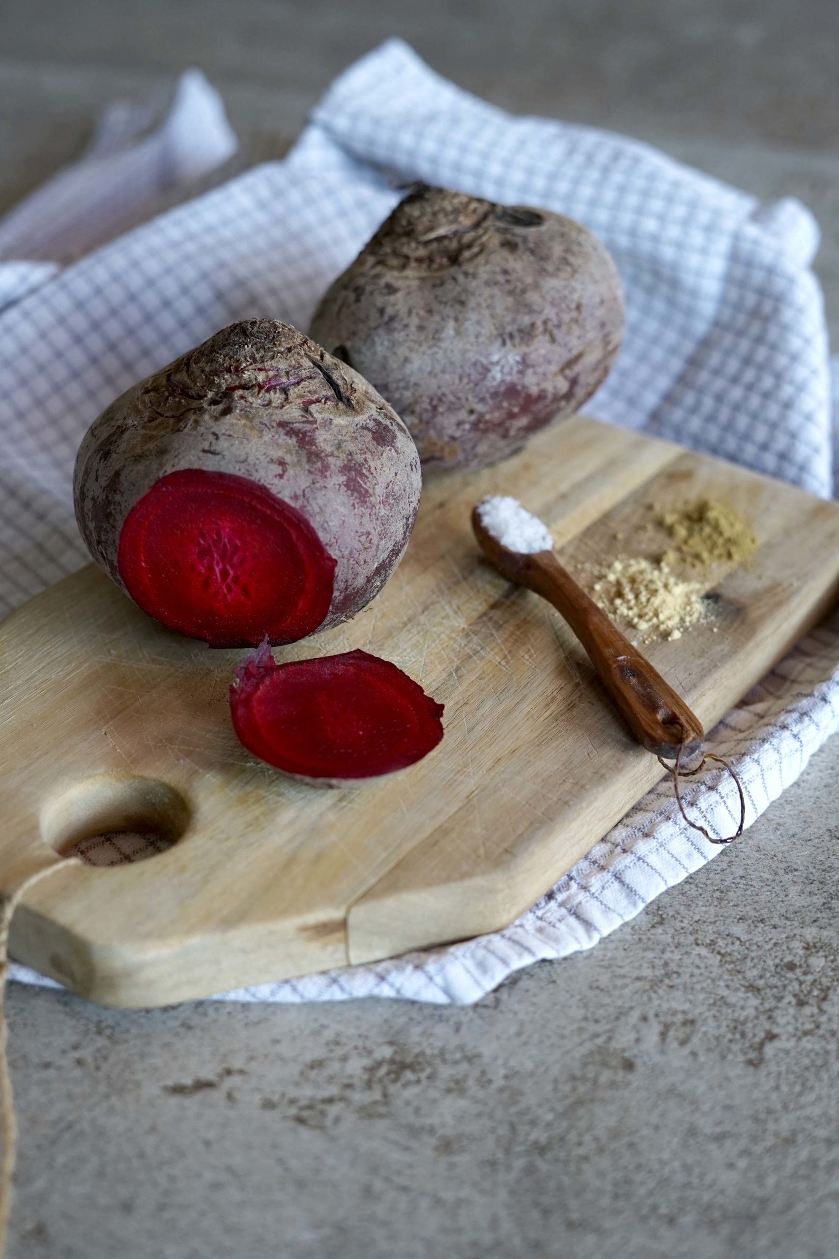 Frites de betterave cumin et gingembre Frites de betterave cumin et gingembre