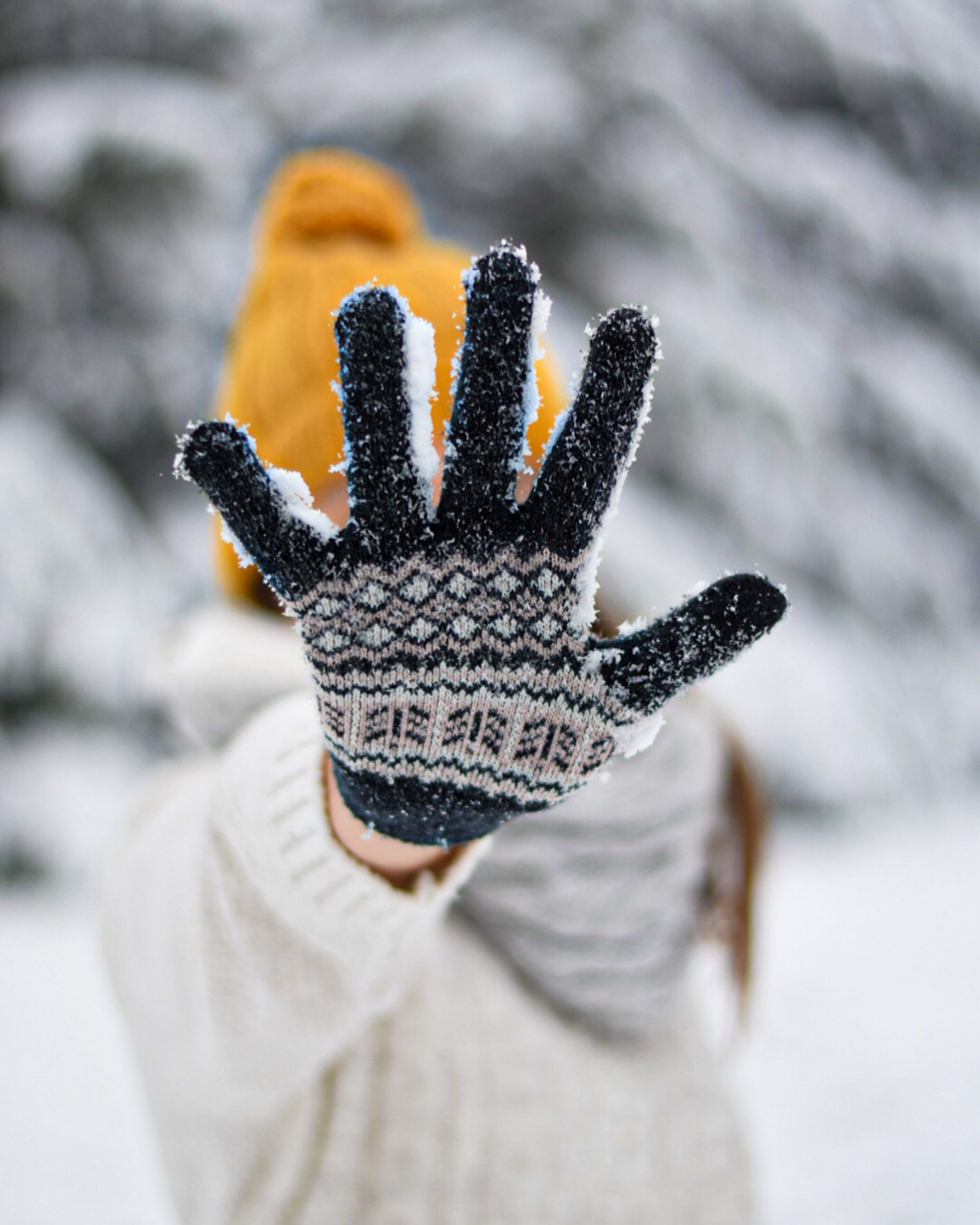 Gants et froid