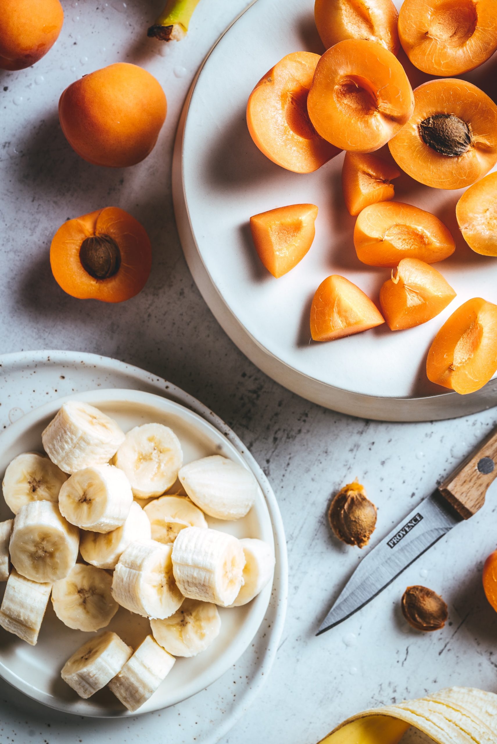 Fruits coupés