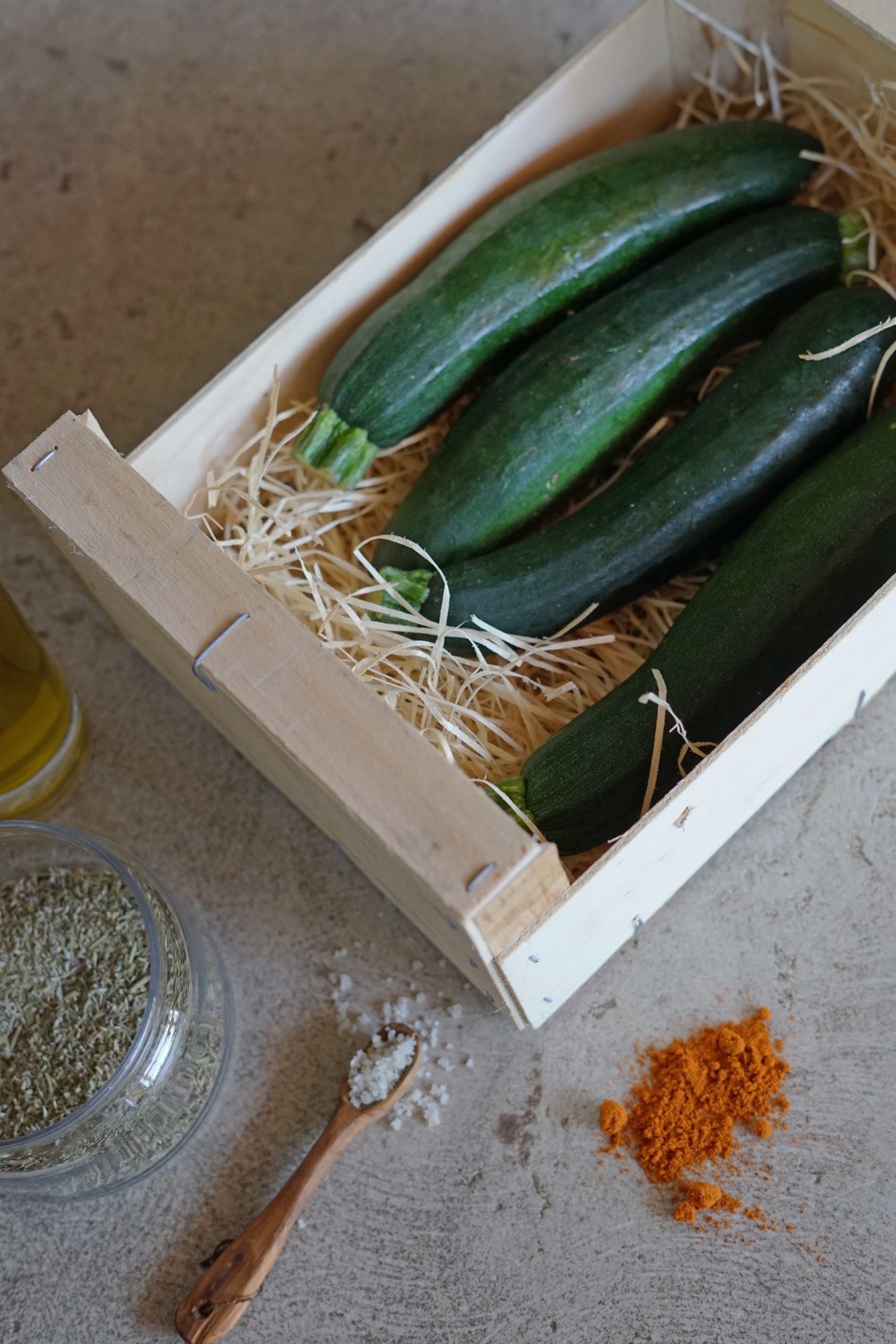 Frites rustiques de courgette Sisterre