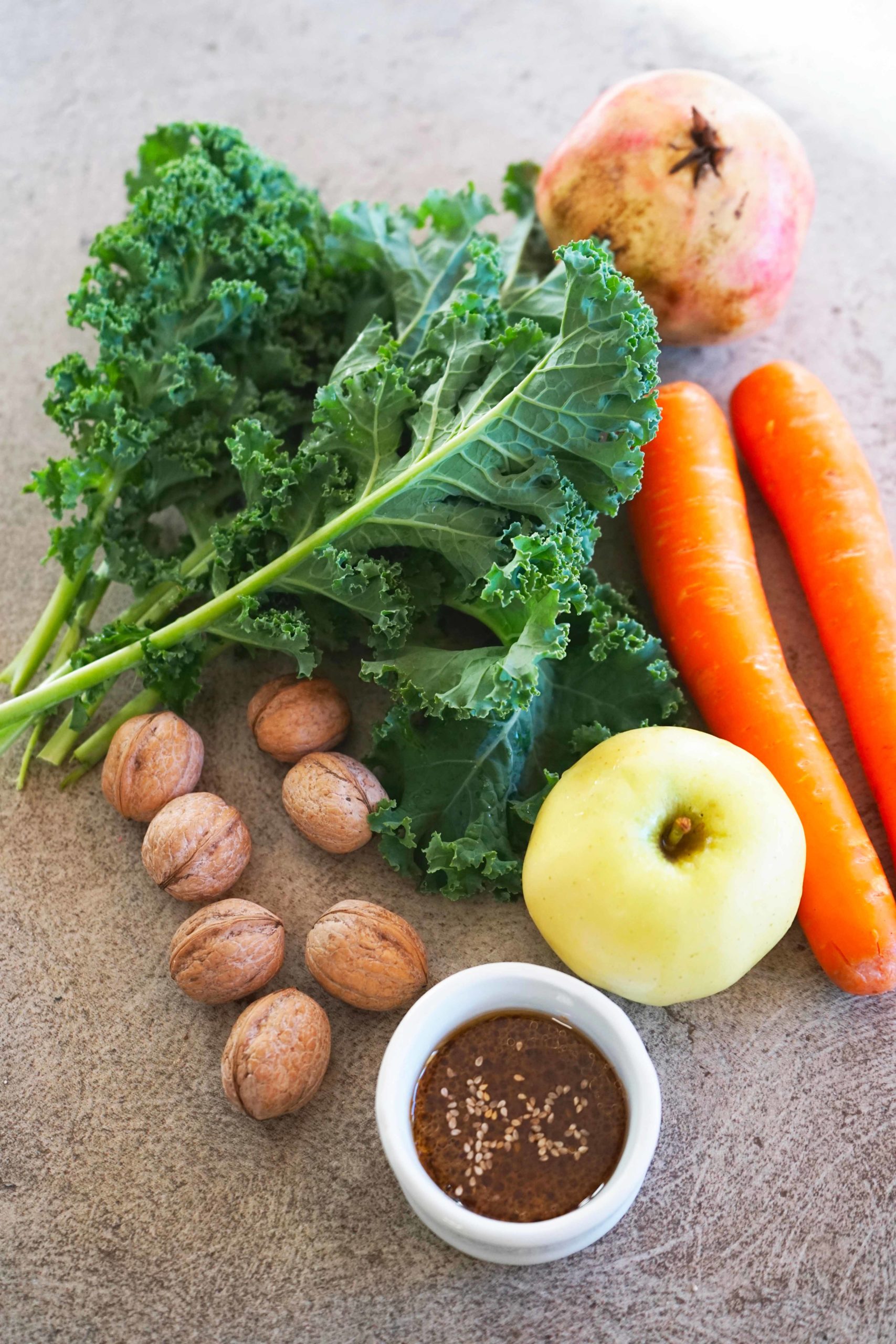 Salade détox de chou kale