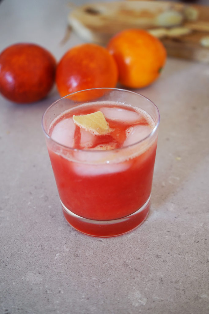 Jus d'Orange sanguine et gingembre