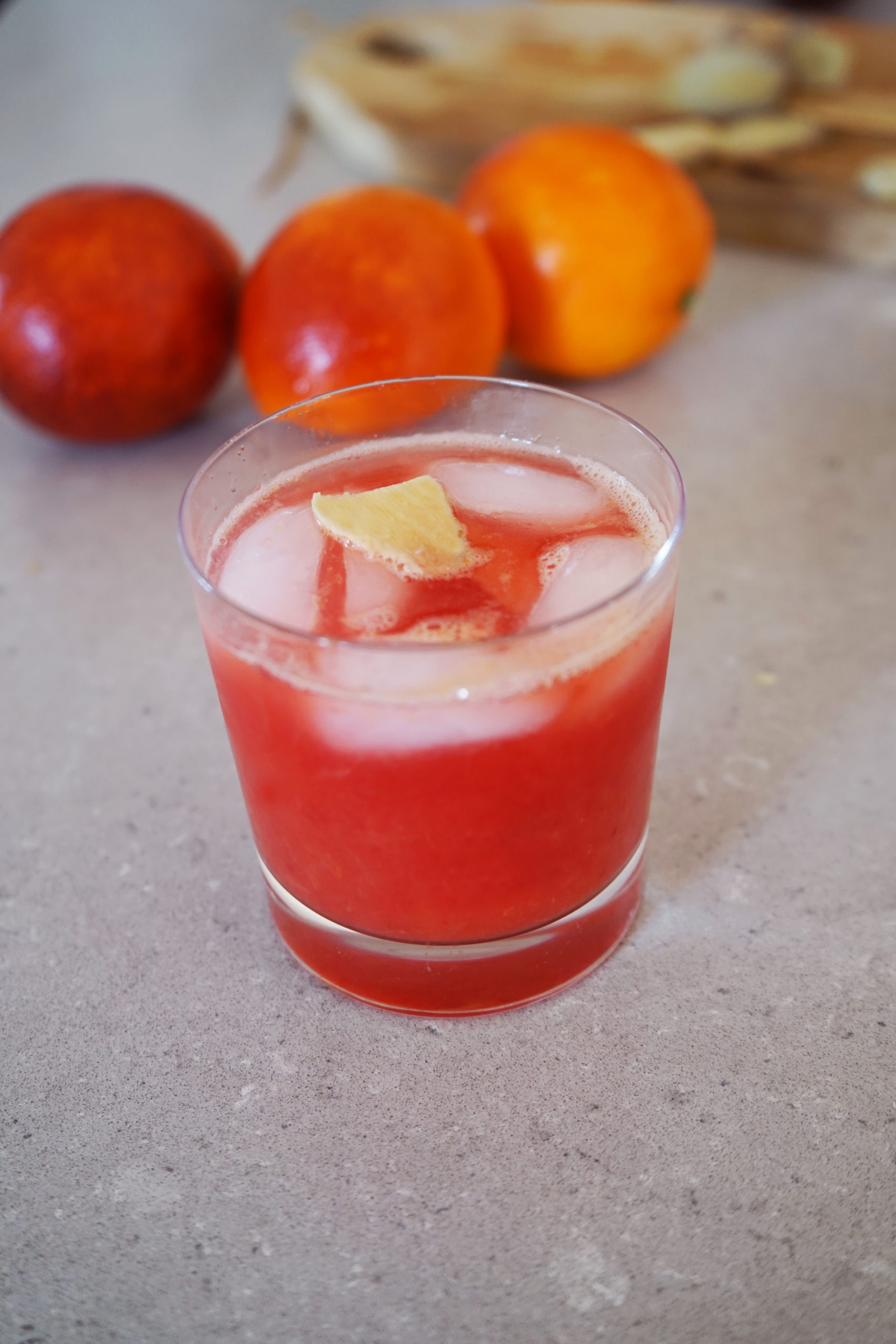 Jus d'Orange sanguine et gingembre Jus d'Orange sanguine et gingembre