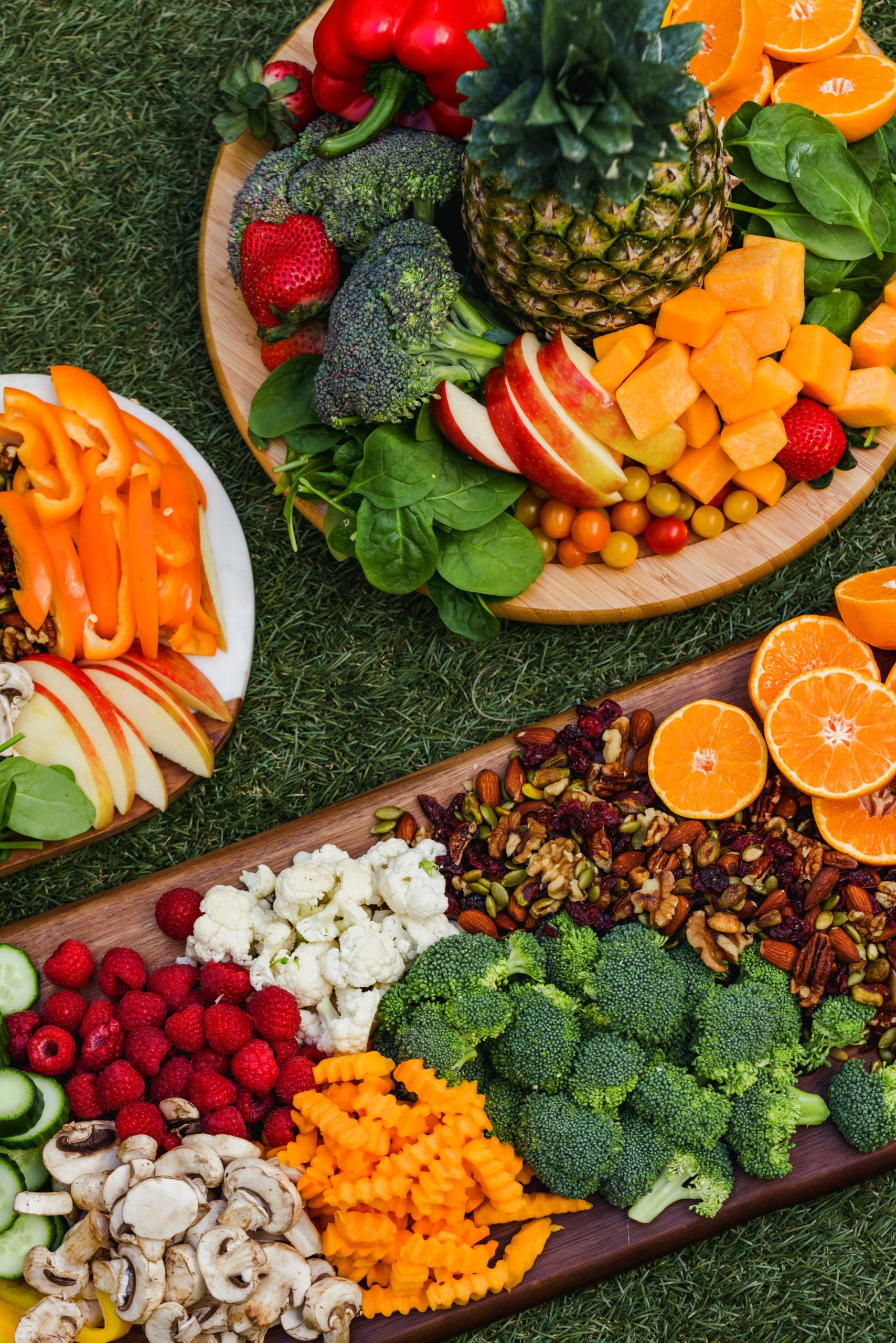 De quoi sont composés les fruits et légumes ?