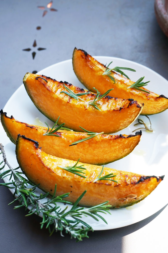 Melon rôti à l'huile d'olive