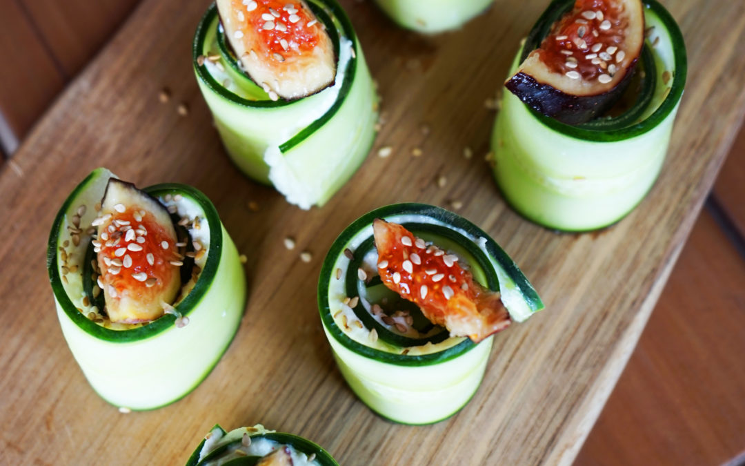 Makis Concombre et crème de fêta