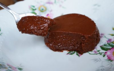 Flan Kaki & cacao