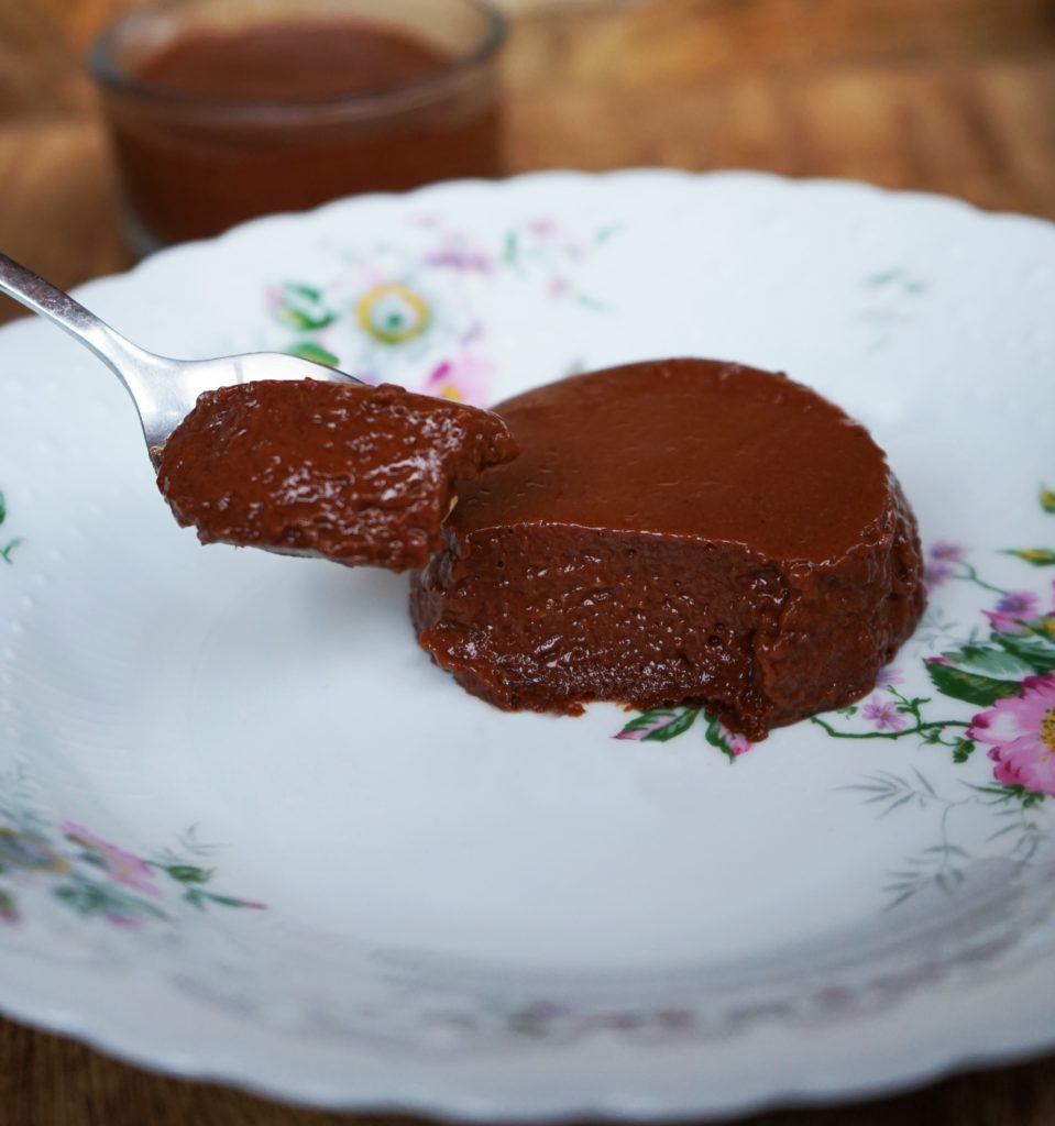 Flan pudding kaki & cacao cropped